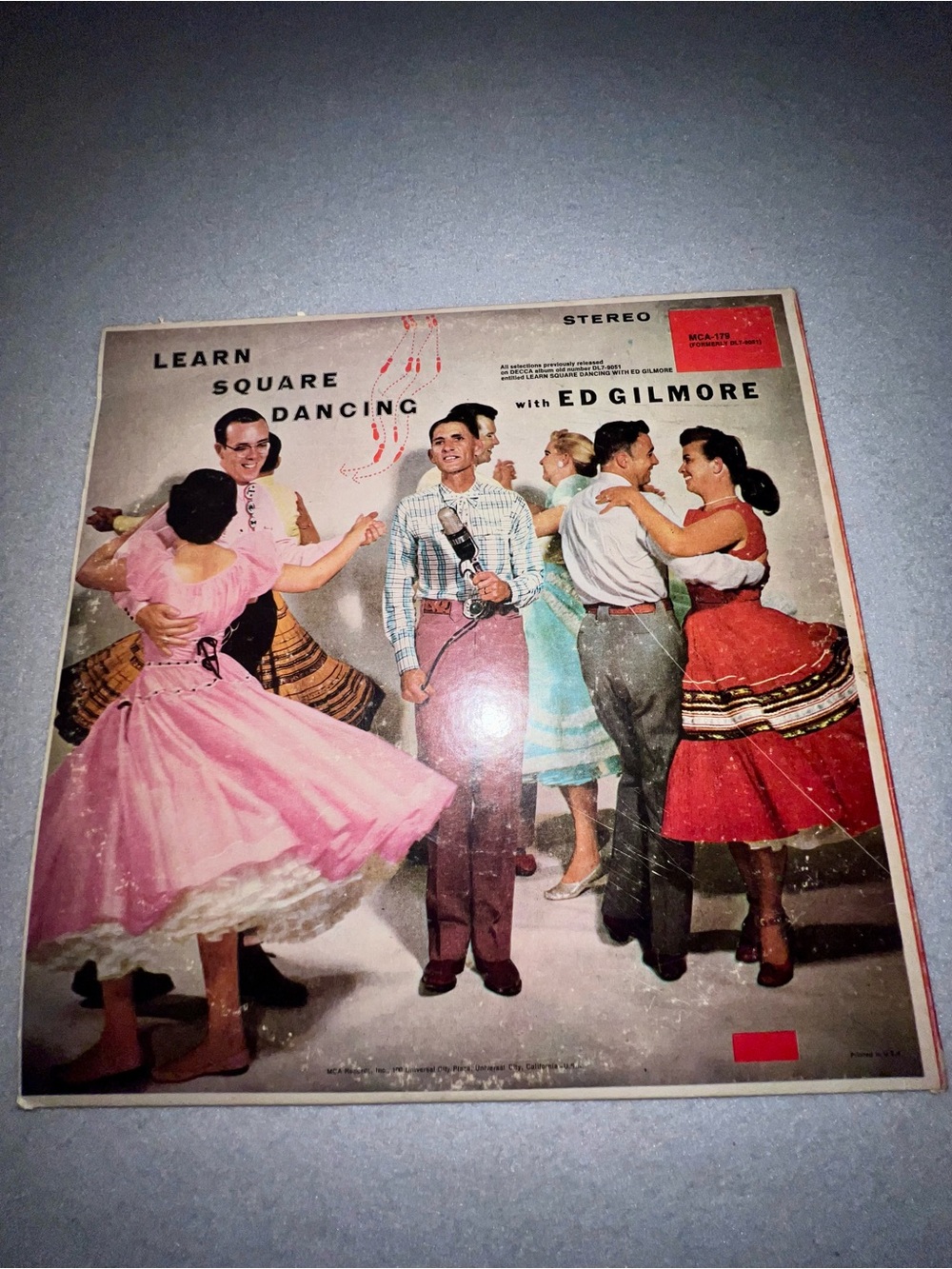 Vintage Learn Square Dancing With Ed Gilmore Vinyl LP Record MCA Records MCA-179